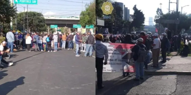 Manifestantes bloquean Barranca del Muerto y Periférico en la BJ