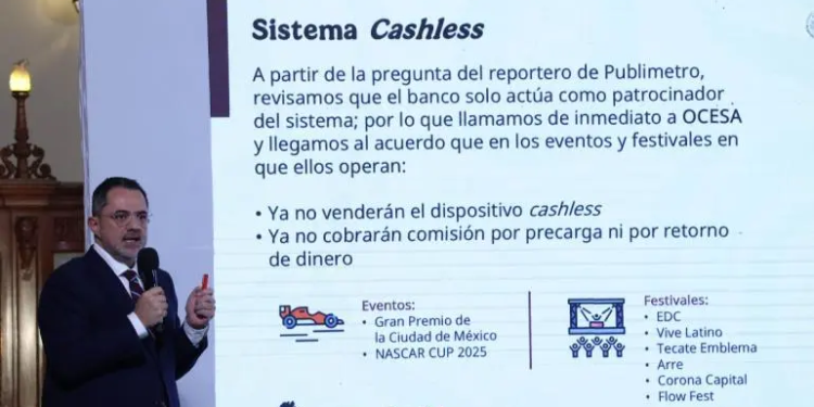Profeco llega a acuerdo con Ocesa y elimina venta de pulseras ‘cashless’