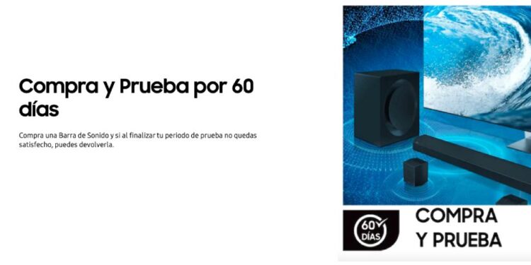 Samsung ofrece de manera exclusiva el programa “Compra y Prueba” para sus barras de sonido