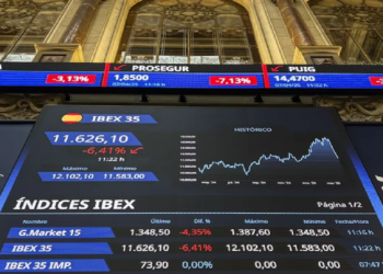 Las bolsas europeas caen en torno al 6 % tras el desplome en Asia por la guerra comercial