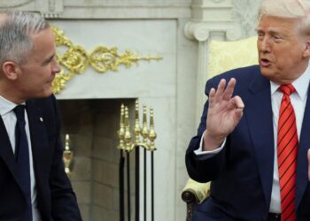 Ante Mark Carney, Trump asegura le «encantaría» nuevo acuerdo comercial con Canadá