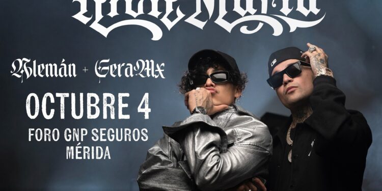 La Rich Mafia de Alemán y Gera MX, dos titanes del rap, se hará presente en Mérida