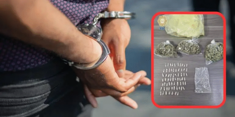 Detienen en GAM a hombre que vendía droga a través de redes sociales