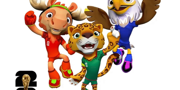 Revelan los rostros de las mascotas del Mundial 2026