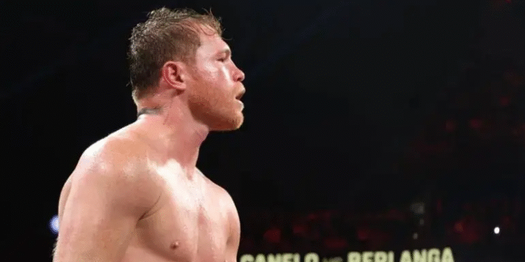 ‘Canelo’ Álvarez cae en el ranking y David Benavidez lo reta a subir de peso