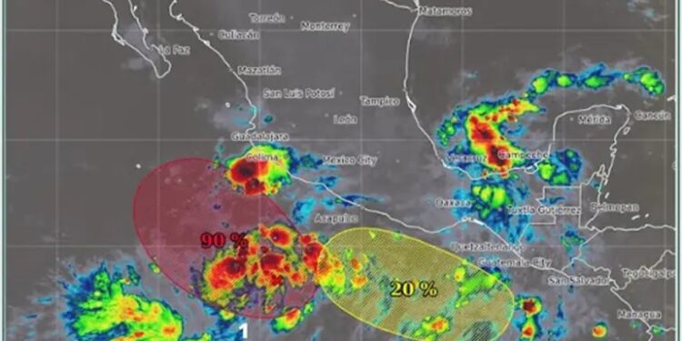 Viene ciclón tropical Priscilla en 48 horas; más lluvias y frío ‘golpearán’ al país