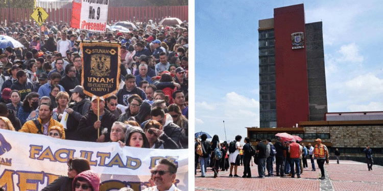 En medio del cierre de escuelas, STUNAM pide 20% de aumento salarial