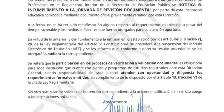 Acoso administrativo y abuso de autoridad en la Dirección General de Profesiones de la SEP, acusan universidades