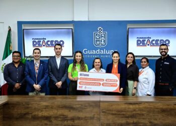 Fundación DEACERO entrega un millón 280 mil pesos en donativos al municipio de Guadalupe, Nuevo León