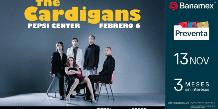 THE CARDIGANS, EL ENCANTO SUECO QUE CONQUISTÓ EL MUNDO REGRESA A LA CIUDAD DE MÉXICO