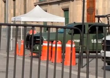 Gabinete de Seguridad se reúne en Palacio Nacional con la presidenta Sheinbaum