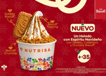 Lotus Biscoff® y Nutrisa lanzan un helado para la temporada navideña