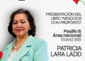 Patricia Lara Ladd anuncia la presentación internacional de su nuevo libro en la Feria Internacional del Libro de Guadalajara (FIL 2025) Noviembre 2025