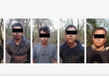 Caen seis sujetos y aseguran campamento en Colima; investigan presunta relación con la explosión de coche bomba en Coahuayana