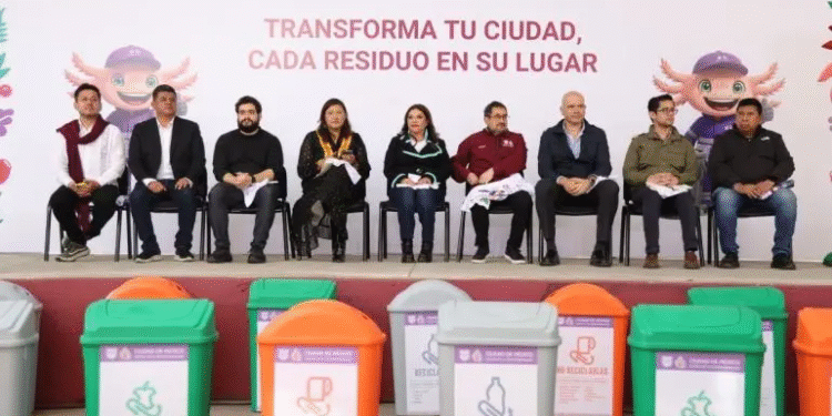 Inicia campaña en CDMX para separar basura en tres contendores a partir del 1 de enero