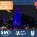 Monumentos de la CDMX se iluminan en azul por el Día Mundial y Nacional contra la Obesidad