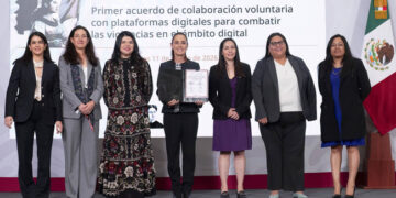Gobierno de México firma acuerdo de colaboración voluntaria con Google, Meta y Tiktok para combatir violencia digital contra las mujeres