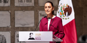 Presidenta Claudia Sheinbaum encabeza Bicentenario del Natalicio de Margarita Maza, primera Embajadora Histórica de México