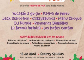 MINI ROCK FEST ANUNCIA NUEVA SEDE CON UN FESTIVAL HECHO PARA QUE LOS NIÑOS GRITEN, BRINQUEN Y SEAN LIBRES