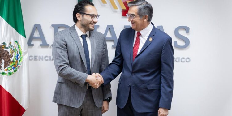 Impulsa gobernador de Tamaulipas agenda aduanera estratégica con nuevo titular de la ANAM