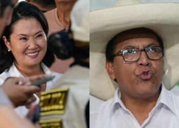 Keiko Fujimori y aliado de Pedro Castillo lideran la elección presidencial de Perú