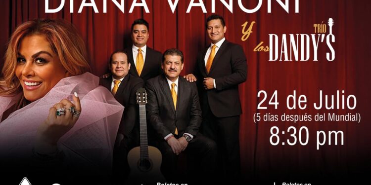 Diana Vanoni y el Trío Los Dandys prometen una noche de romanticismo inolvidable en el Lunario