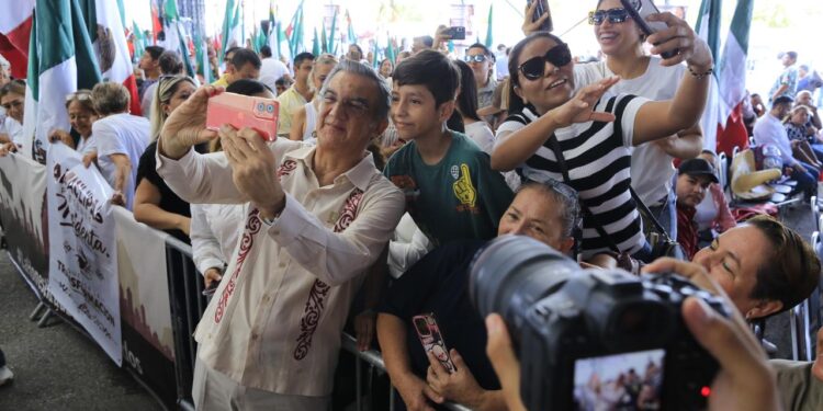 «Cuenta con el pueblo de Tamaulipas», expresa Américo Villarreal a Claudia Sheinbaum