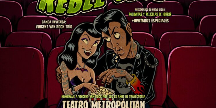 Rebel Cats presenta Palomitas y Películas de Horror: Una noche de horrorbilly y leyenda en la CDMX