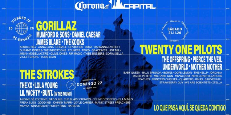 Corona Capital enciende su edición para este 2026 y revela el cartel con más de 65 bandas