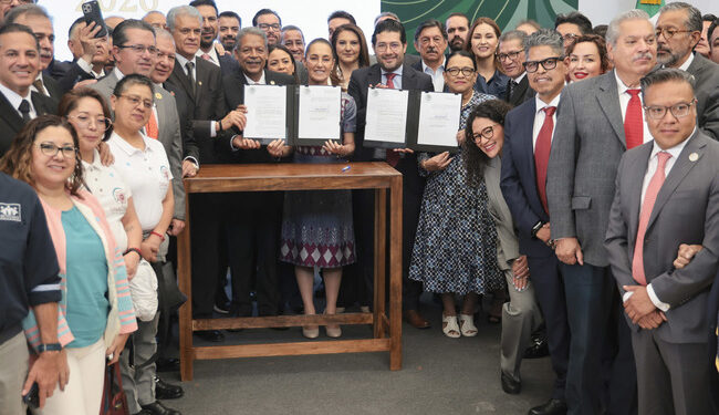 La primavera laboral llegó para quedarse: Presidenta anuncia acuerdo para que trabajadores del Estado ganen el salario medio del IMSS