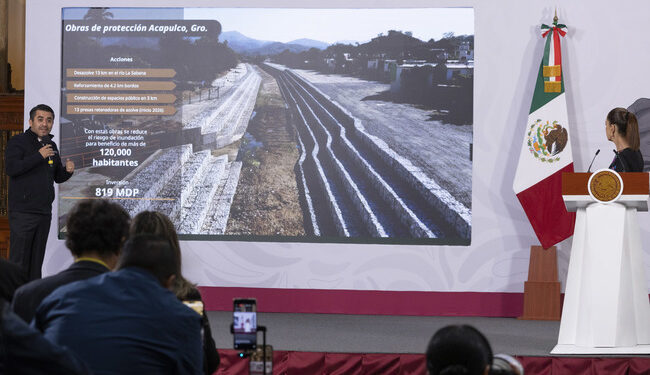 Se destinan cerca de 12 mil mdp para evitar inundaciones; hay 23 mil obras de agua en prácticamente todos los municipios: Presidenta