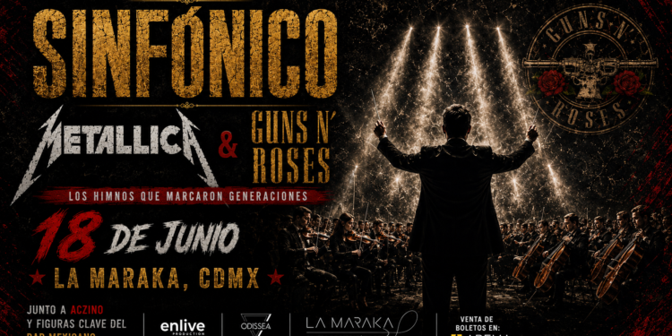Esta semana llega a la CDMX el tributo sinfónico a Metallica y Guns N’ Roses