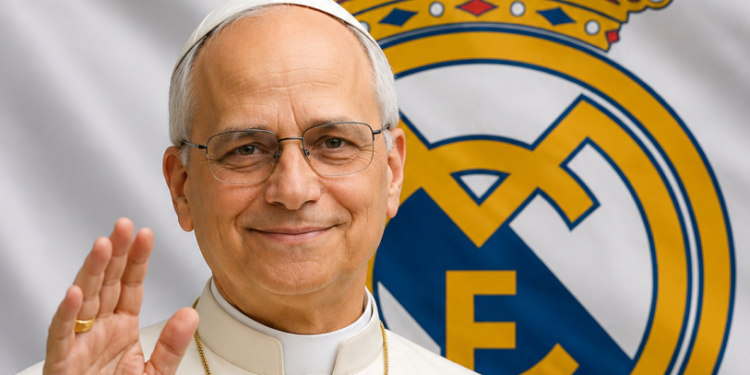 Papa León XIV revela que es aficionado del Real Madrid y el club responde en redes