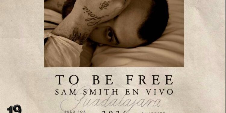 La magia de To Be Free de Sam Smith llegará a Guadalajara