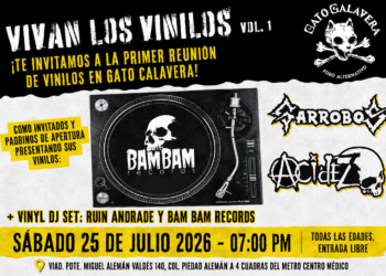 Gato Calavera presenta “Vivan los Vinilos”, una fiesta de música, garrobos y acidez