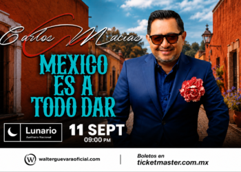 Carlos Macías celebra a México con un concierto irrepetible en el Lunario del Auditorio Nacional