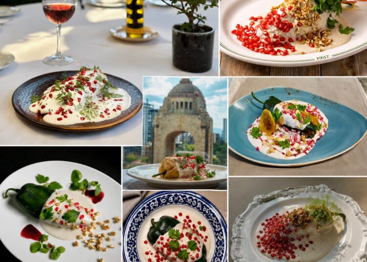 LA GUIA IMPERDIBLE DE DÓNDE COMER LOS MEJORES CHILES EN NOGADA DE LA TEMPORADA
