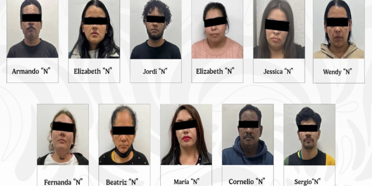 Decomisan 165 kilos de cocaína ocultos en mochilas y detienen a 11 personas en Tijuana