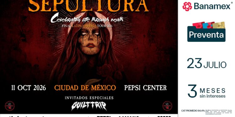 Sepultura prepara un último y poderoso rugido en México antes de que caiga el telón