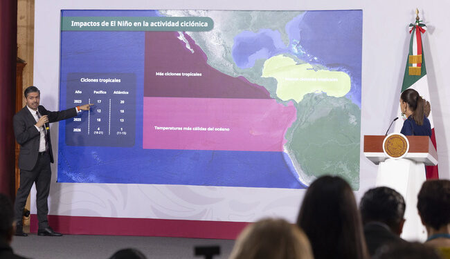 Sheinbaum anuncia acciones preventivas por “El Niño” y alista sistema de alertas por celular