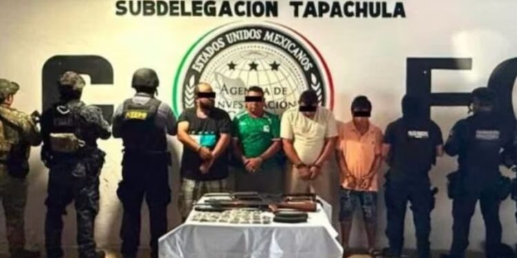Caen nueve en Chiapas; dos requeridos por Guatemala y otros ligados a ‘Los Cuatetes’