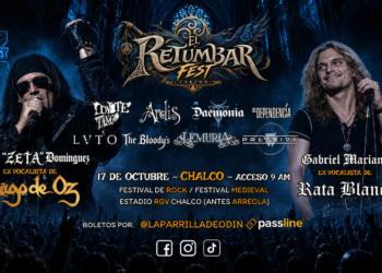 El Retumbar Fest reunirá en chalco a Javier “Zeta” Domínguez (ex mago de oz) y Gabriel Marián (ex rata blanca) en una gran jornada de rock y metal