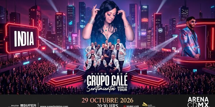 LA INDIA, WILLIE GONZÁLEZ Y GRUPO GALÉ reunirán tres generaciones de salsa en la ARENA CDMX