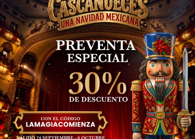 «El Cascanueces: Una Navidad Mexicana» llega al Teatro de la Ciudad Esperanza Iris en un estreno mundial