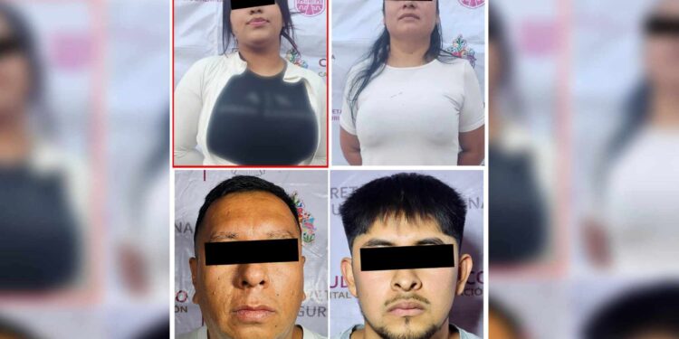 Detienen a cuatro presuntos integrantes de La Unión Tepito