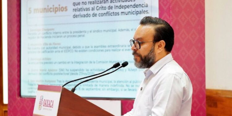 Al menos cinco municipios de Oaxaca no celebrarán las fiestas patrias por conflictos internos