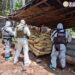 Desmantelan cuatro laboratorios clandestinos con 10 toneladas de precursores y sustancias química en los límites de Michoacán y Guerrero