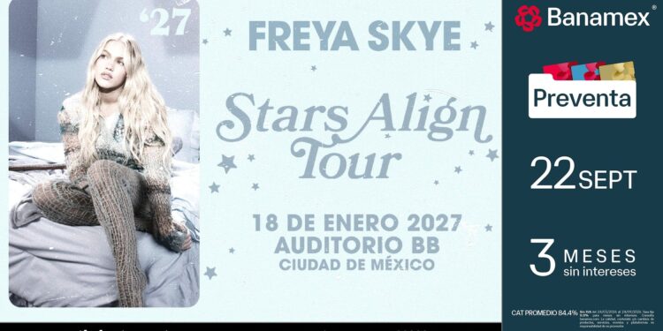Freya Skye llega a CDMX con nuevo sencillo y anuncia gira por Latinoamérica y Asia