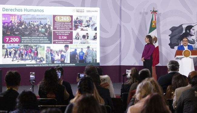 Sheinbaum destaca labor de Gobernación: “Cuida la gobernabilidad y atiende las causas”