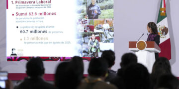 México suma 1.3 millones de nuevos empleos y Sheinbaum presume una primavera laboral